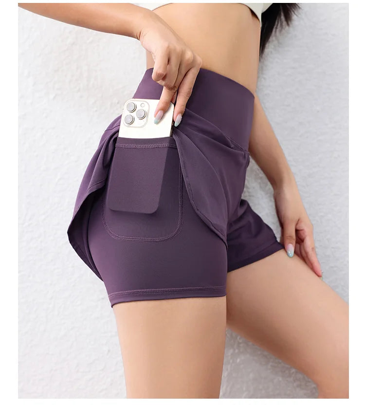 Tempo 2-in-1 High-Waist Running Shorts