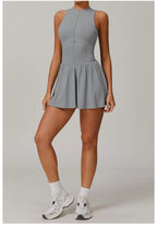 Serve Zip-Front Tennis Dress