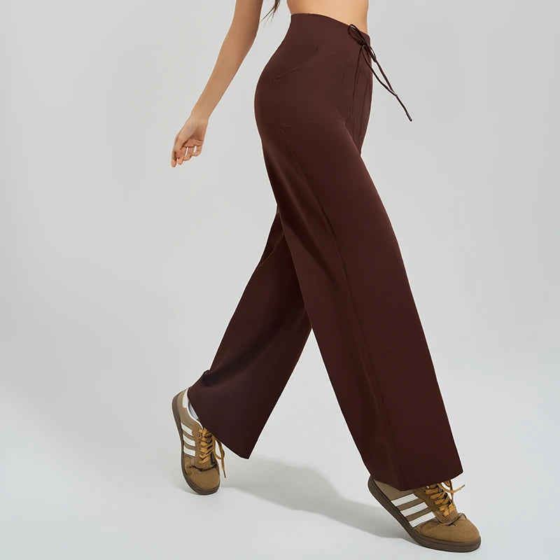 Wide-Leg Lounge Pants