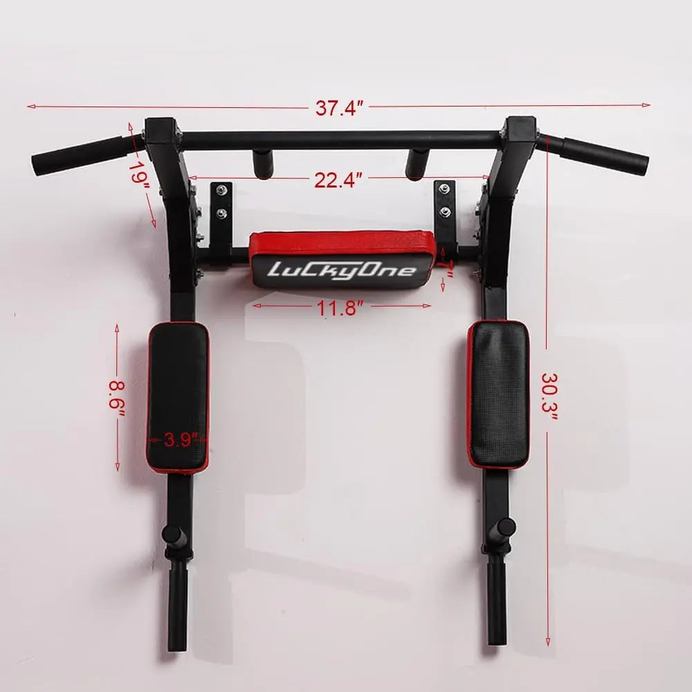 Heavy-Duty Wall Mounted Pull Up & Dip Station