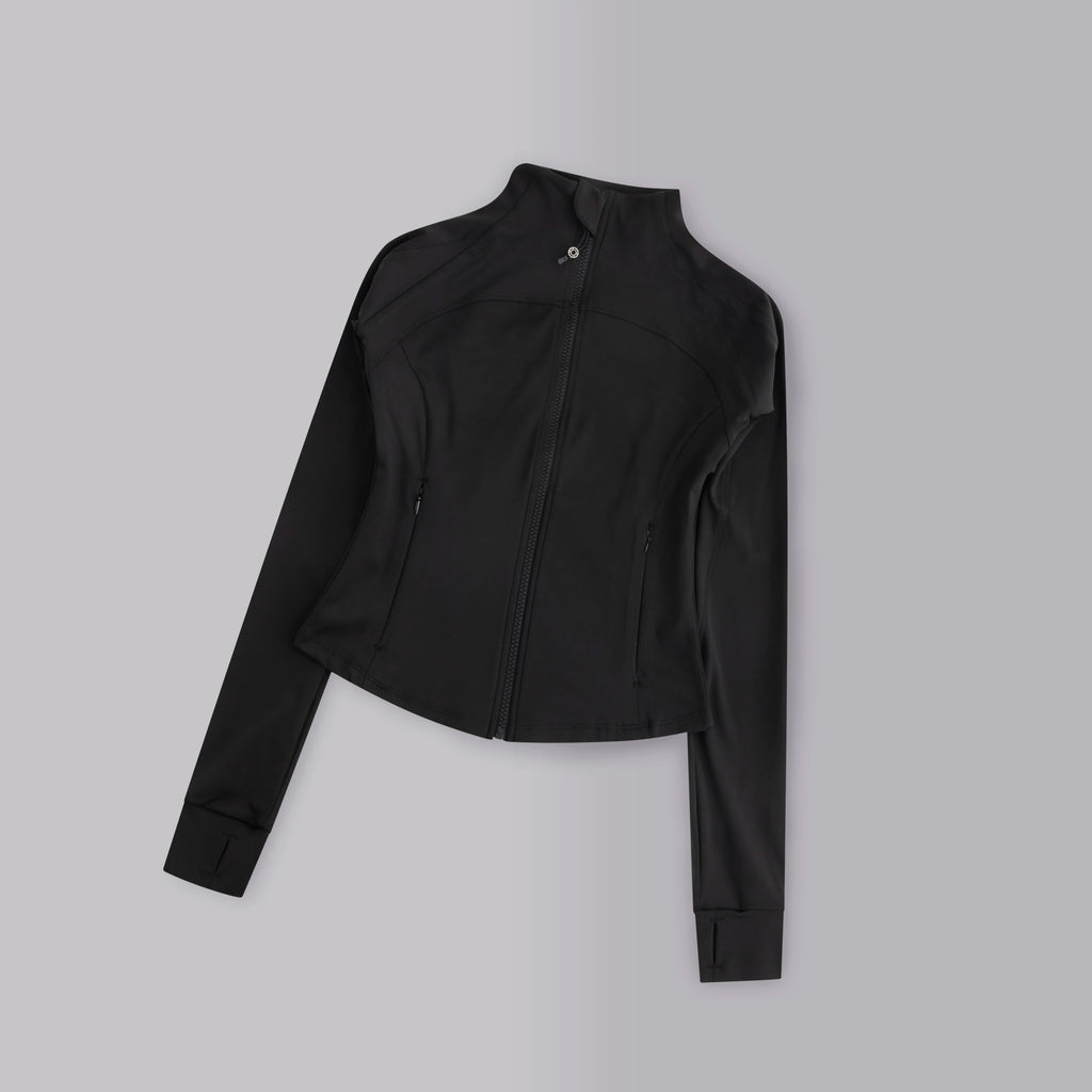 Define Smooth Zip-Up Training Jacket