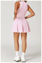 Serve Zip-Front Tennis Dress