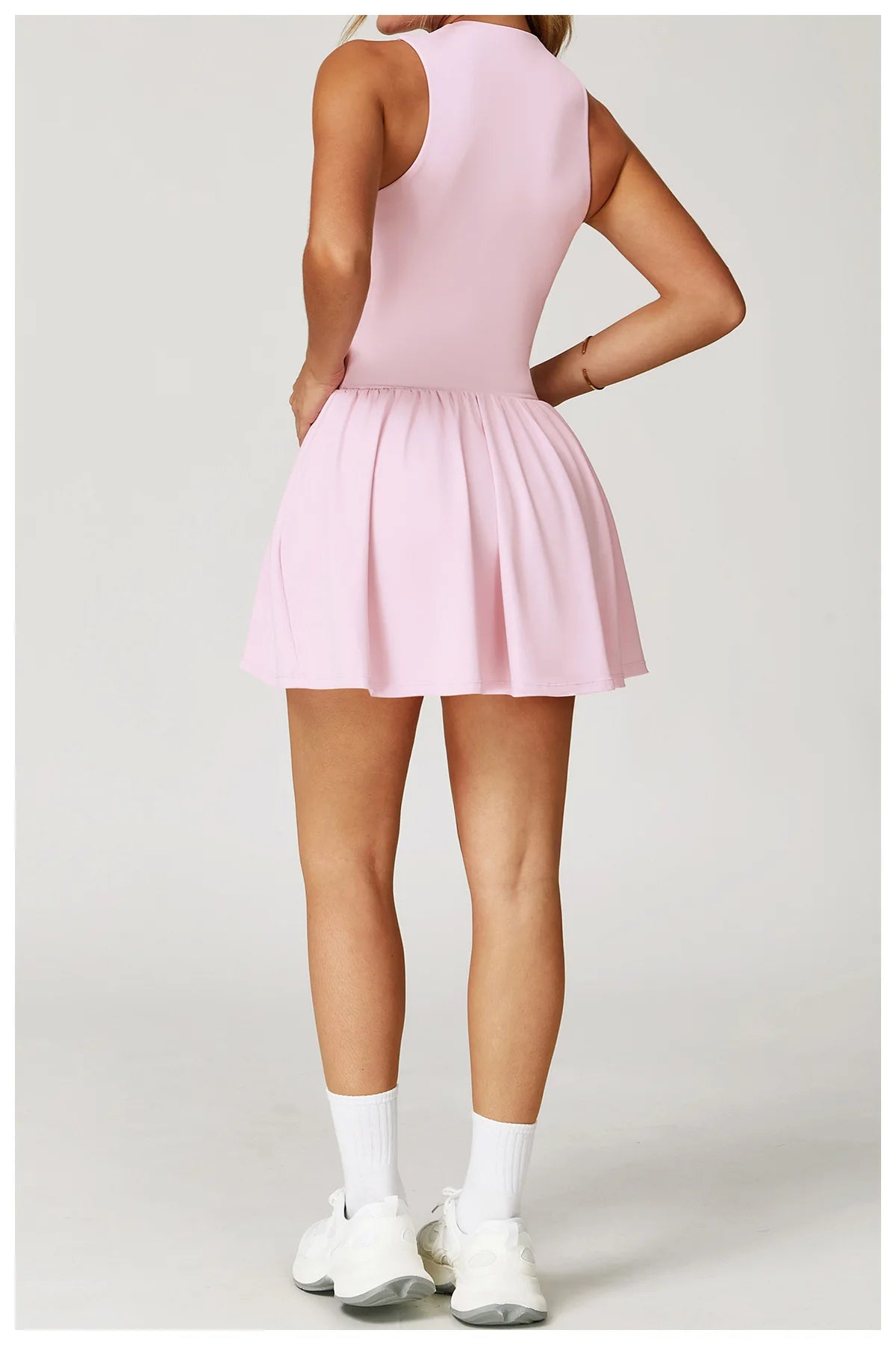 Serve Zip-Front Tennis Dress