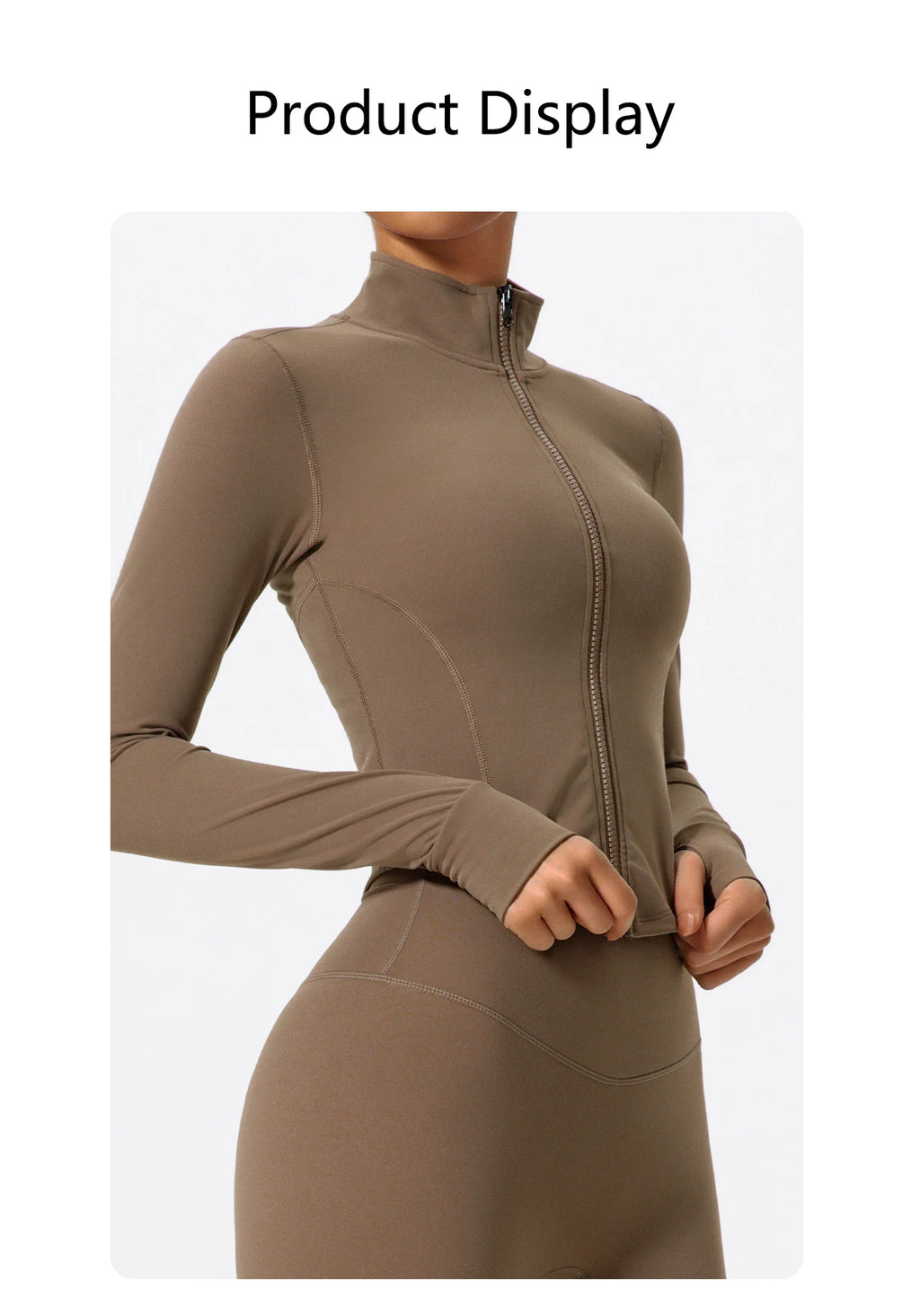 Aura Soft-Touch Zip-Up Jacket
