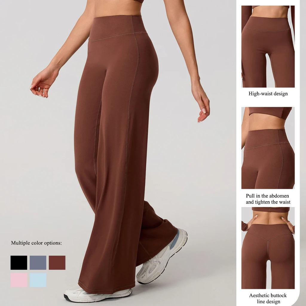 Grace High-Waist Wide-Leg Pants
