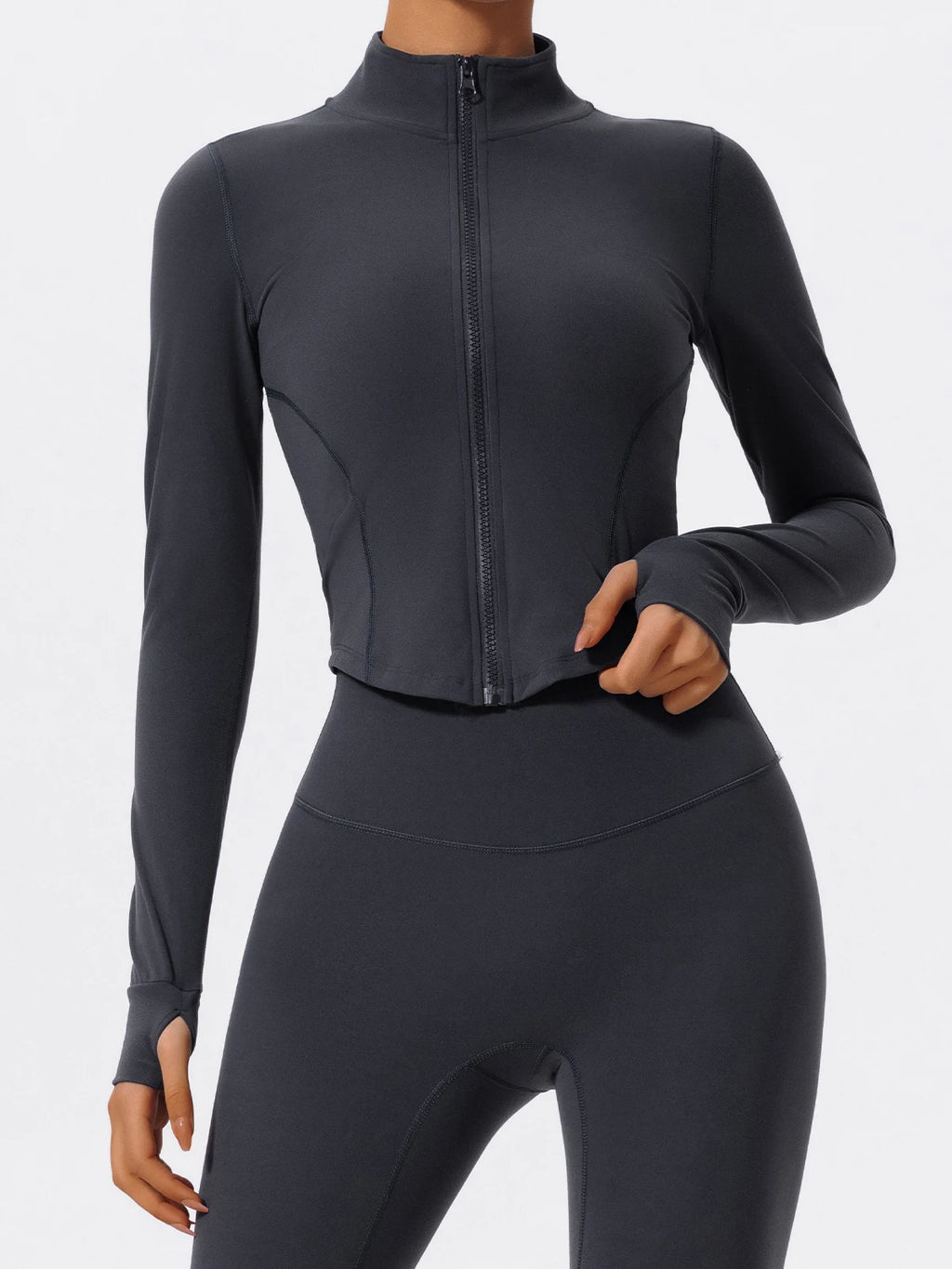 Aura Soft-Touch Zip-Up Jacket