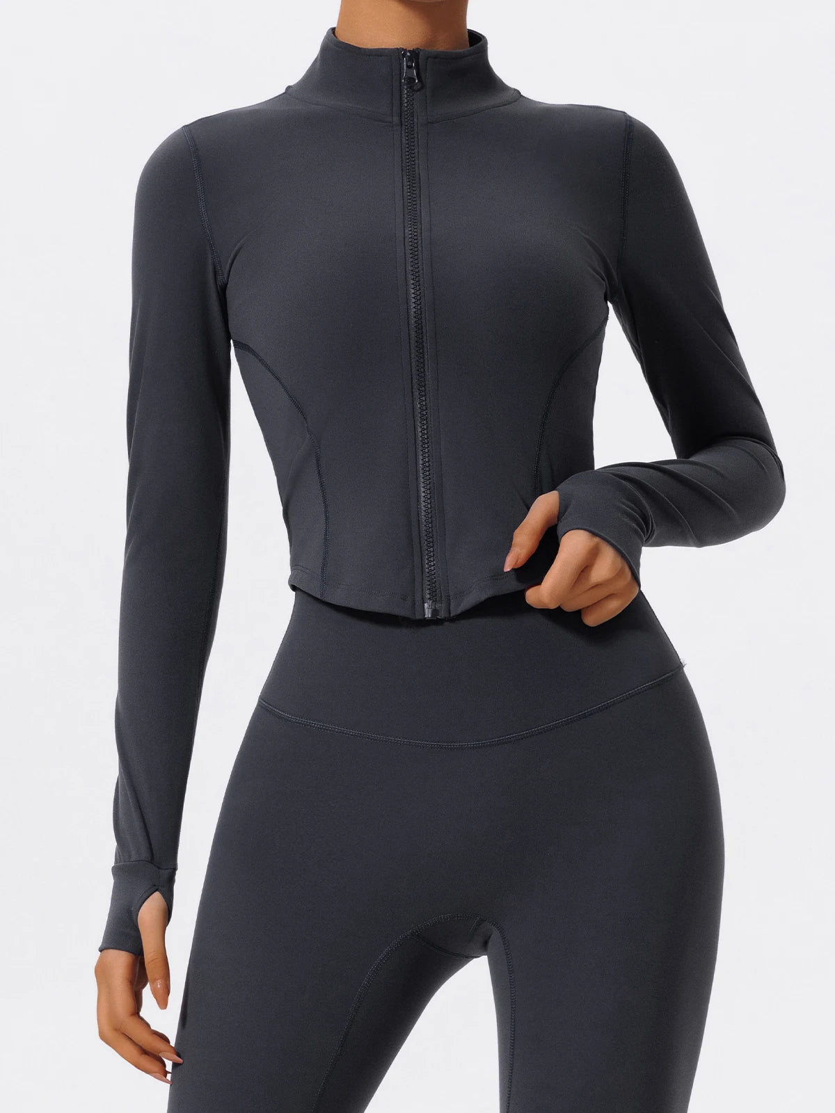 Aura Soft-Touch Zip-Up Jacket