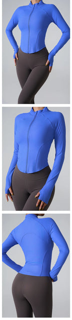 Contour Rib Zip-Up Training Jacket
