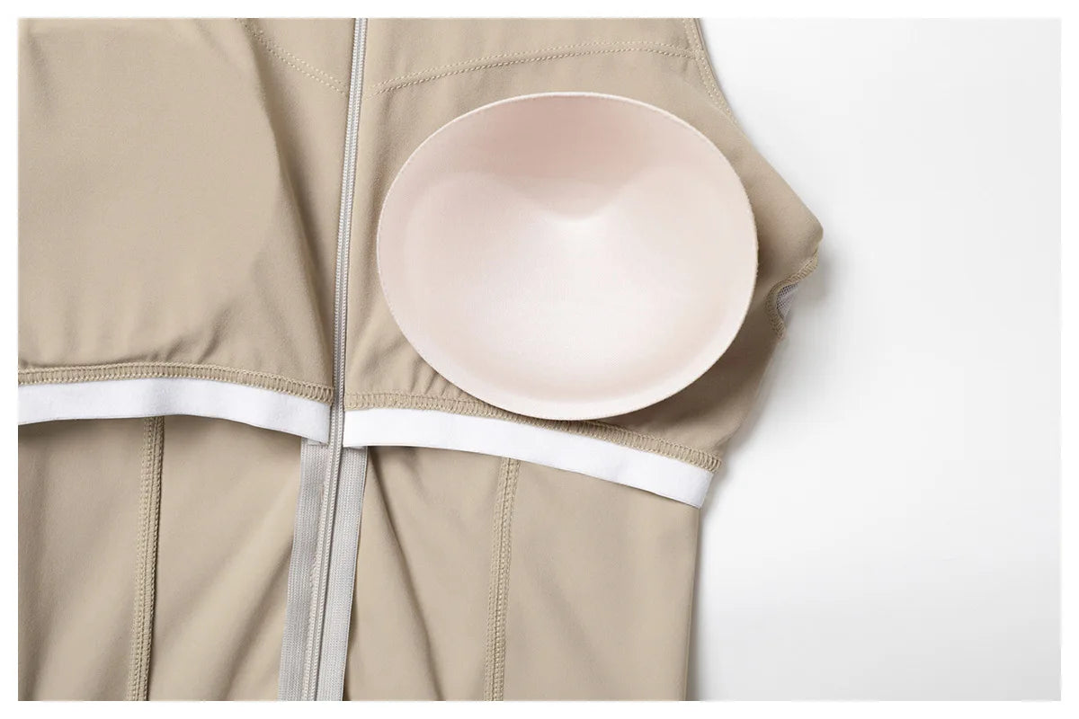 Serve Zip-Front Tennis Dress