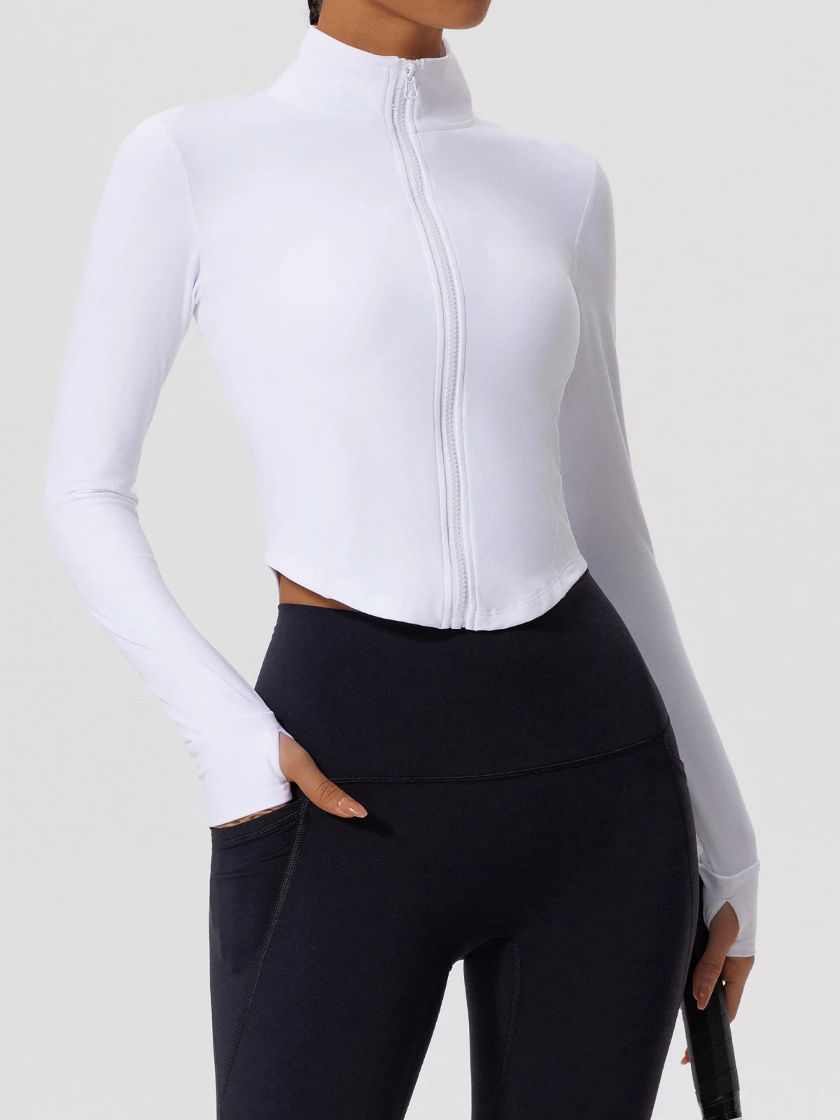 Aura Soft-Touch Zip-Up Jacket