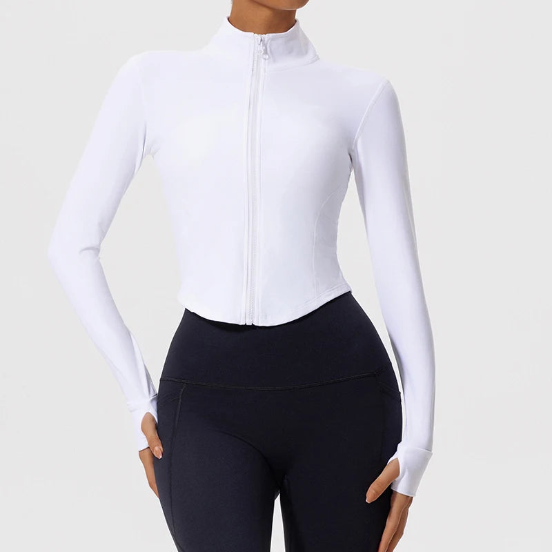 Aura Soft-Touch Zip-Up Jacket
