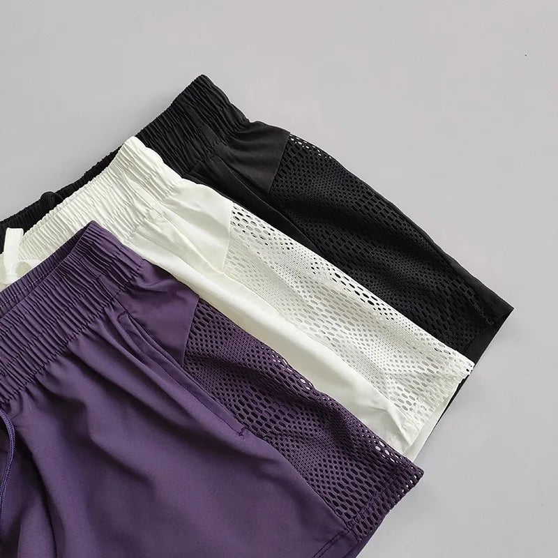 Airflow Mesh-Panel Running Shorts