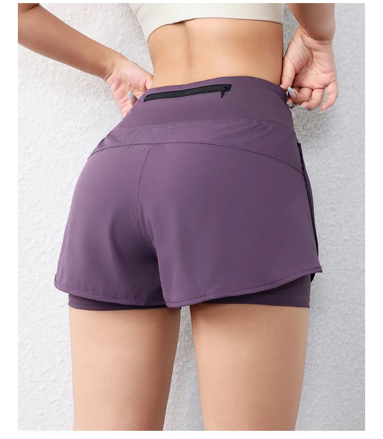 Tempo 2-in-1 High-Waist Running Shorts