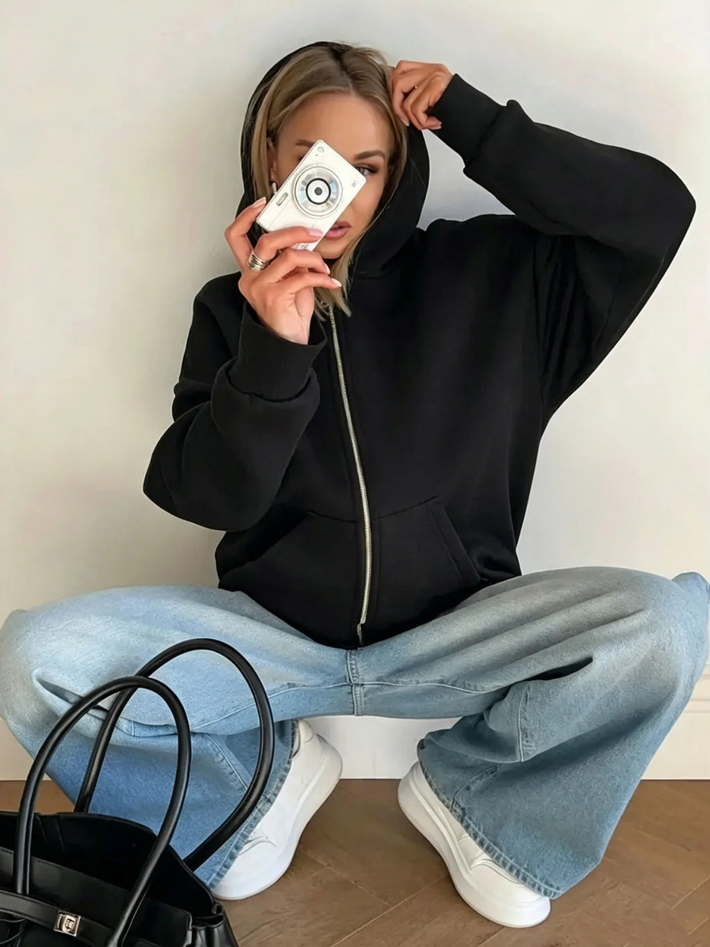 Haven Oversized Zip-Up Hoodie