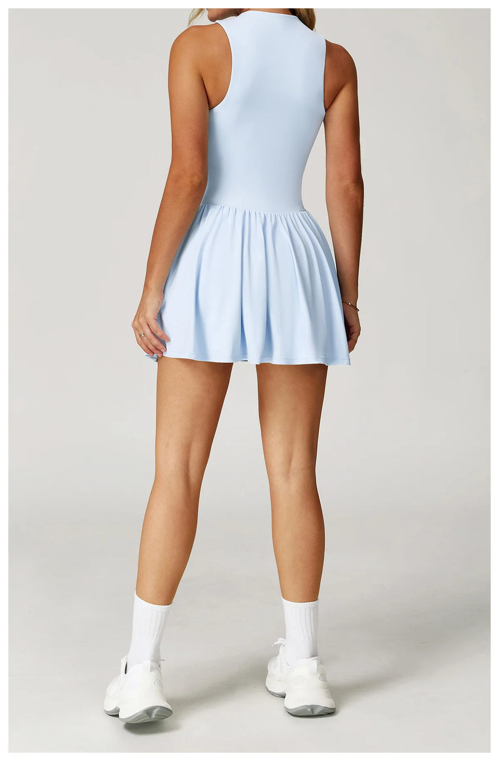 Serve Zip-Front Tennis Dress