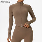 Aura Soft-Touch Zip-Up Jacket