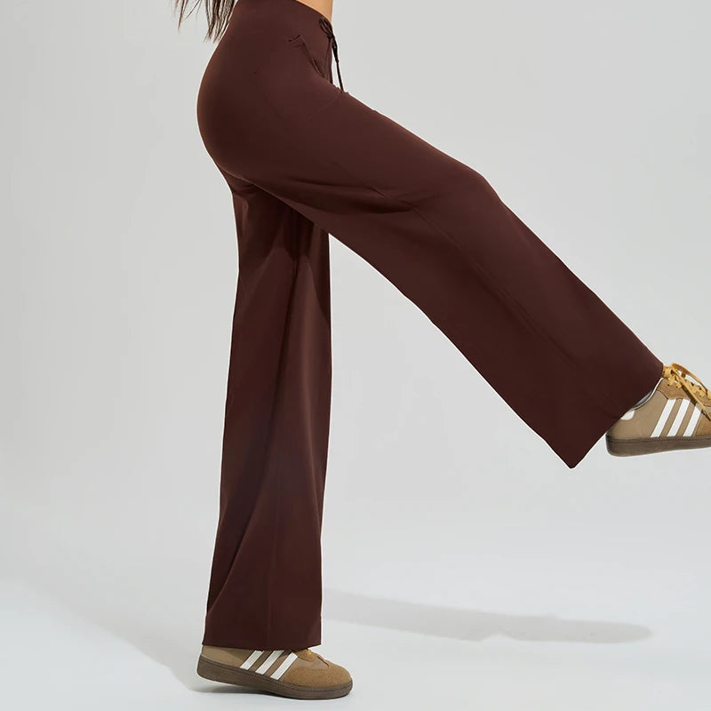 Wide-Leg Lounge Pants