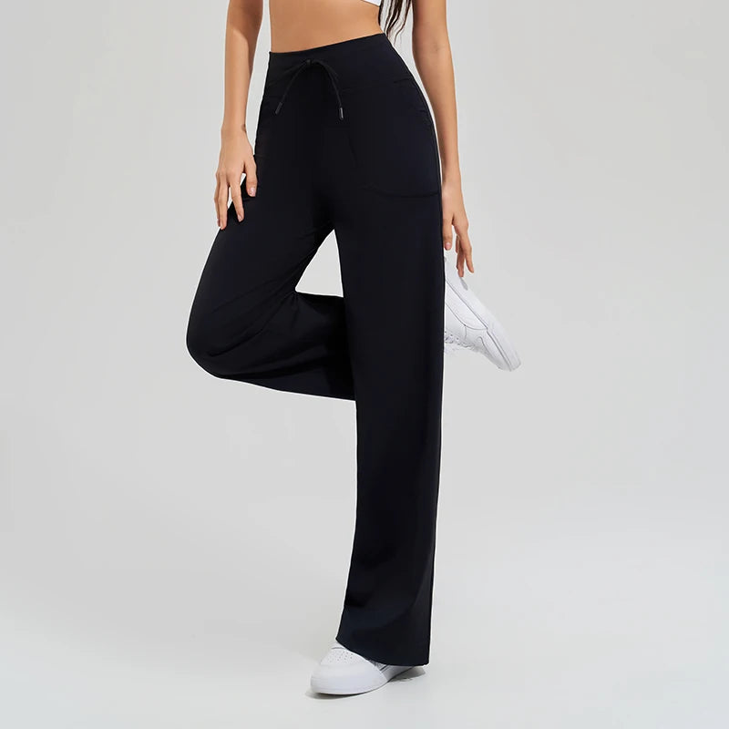 Wide-Leg Lounge Pants