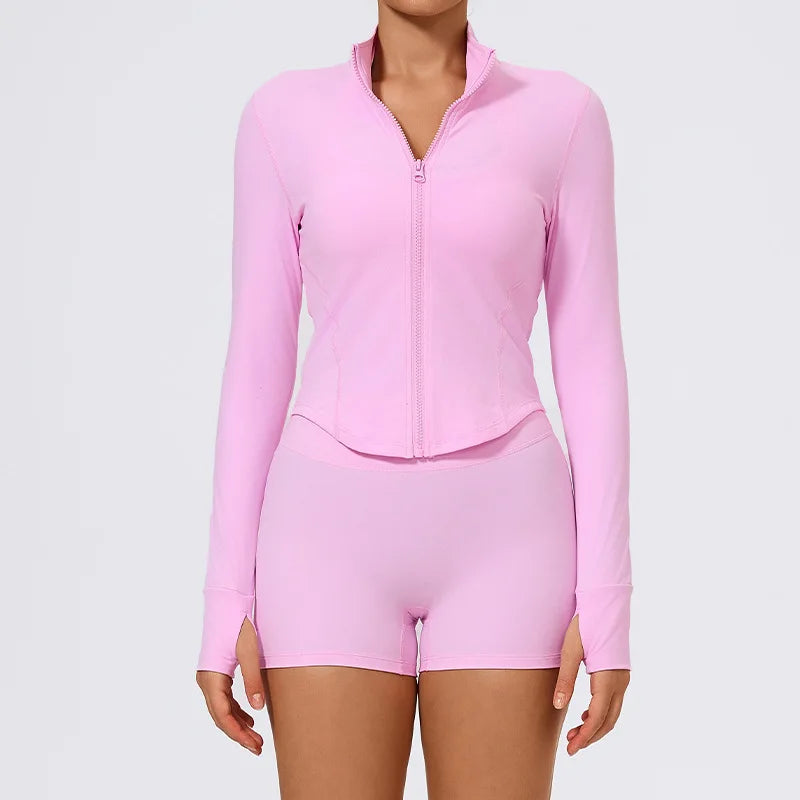 Aura Soft-Touch Zip-Up Jacket