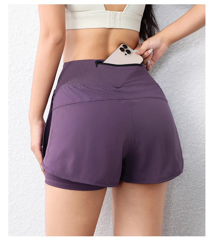 Tempo 2-in-1 High-Waist Running Shorts