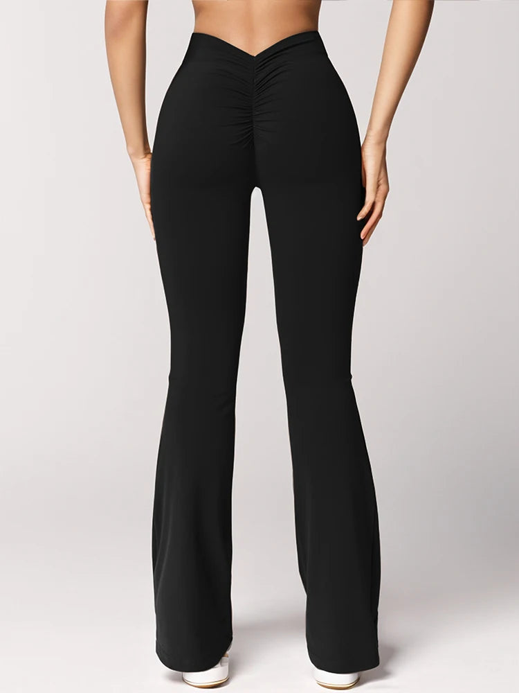 VigorFit Pleated Flare Pants