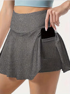 Rally High-Waist Tennis Skort with Pocket