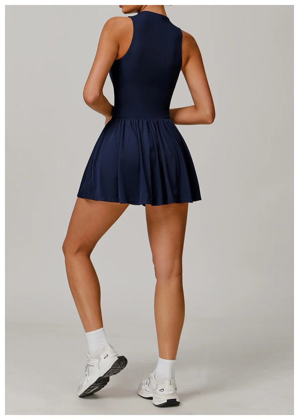 Serve Zip-Front Tennis Dress