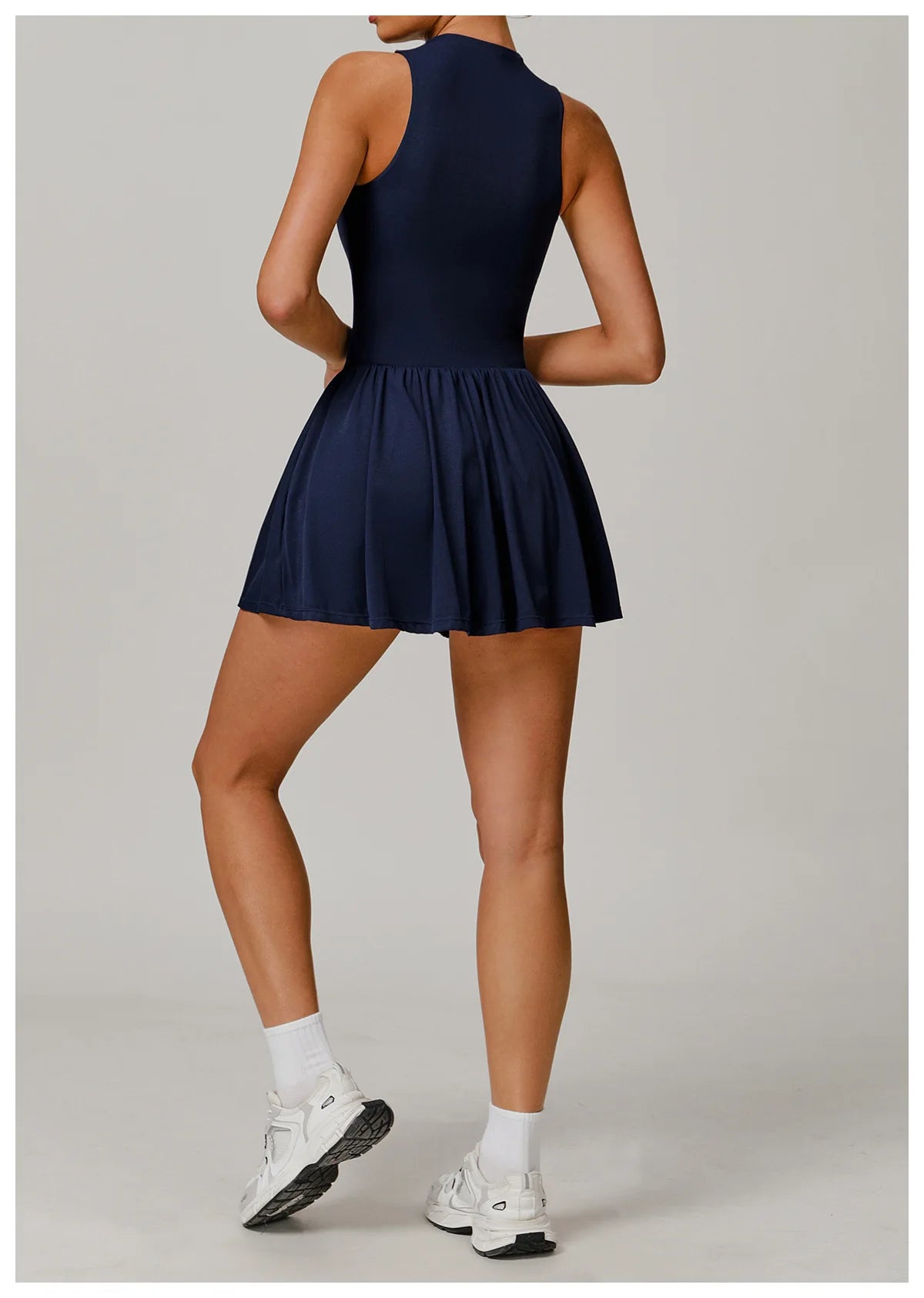 Serve Zip-Front Tennis Dress