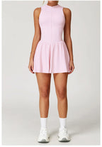 Serve Zip-Front Tennis Dress