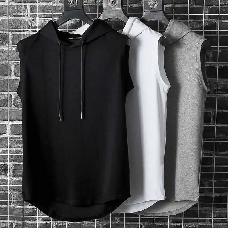 VigorHaus Hooded Gym Tank Top