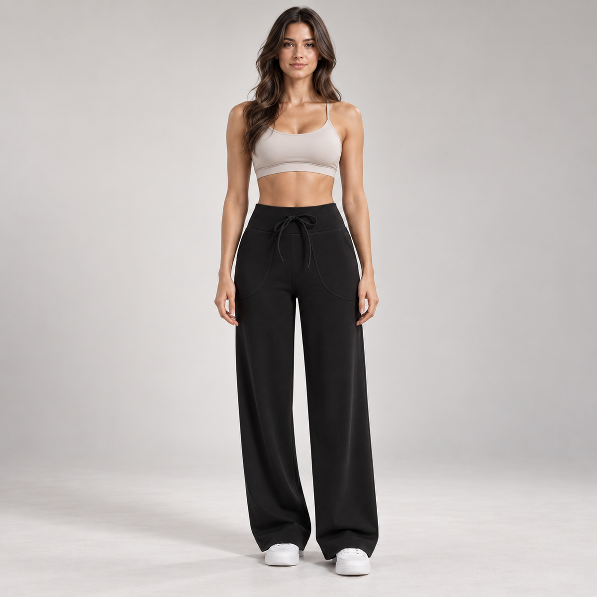 Wide-Leg Lounge Pants