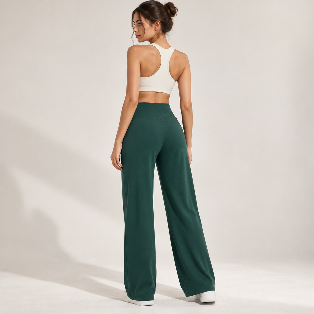 Wide-Leg Lounge Pants