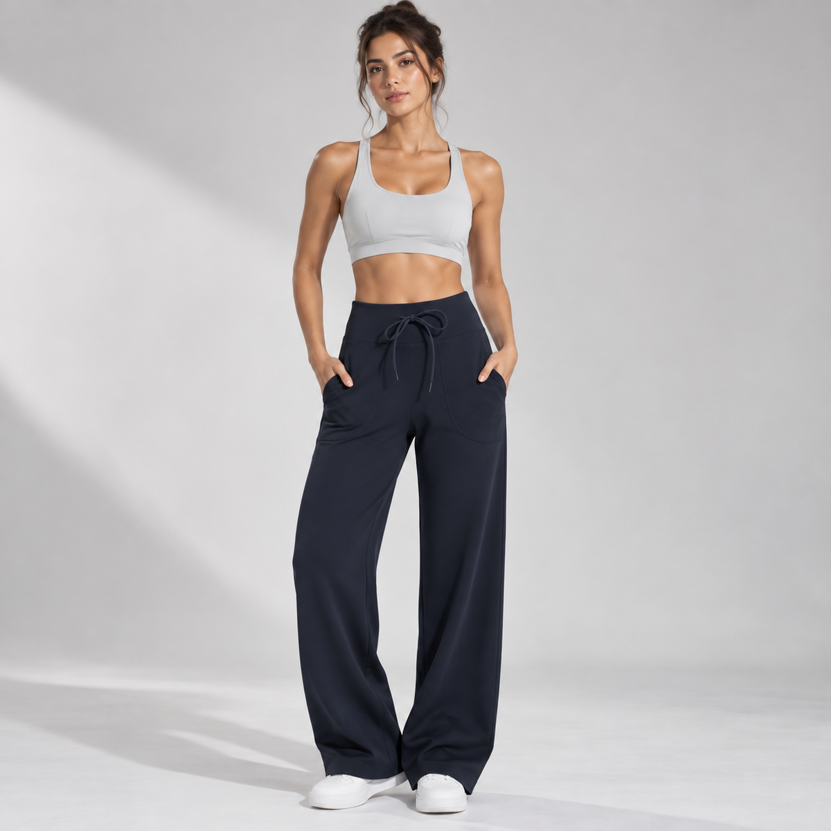 Wide-Leg Lounge Pants