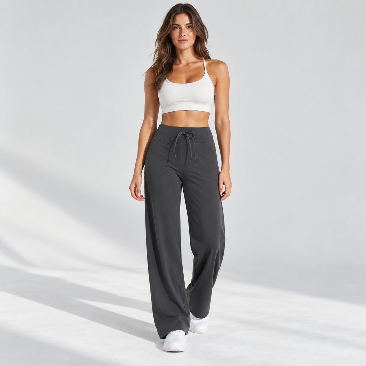 Wide-Leg Lounge Pants