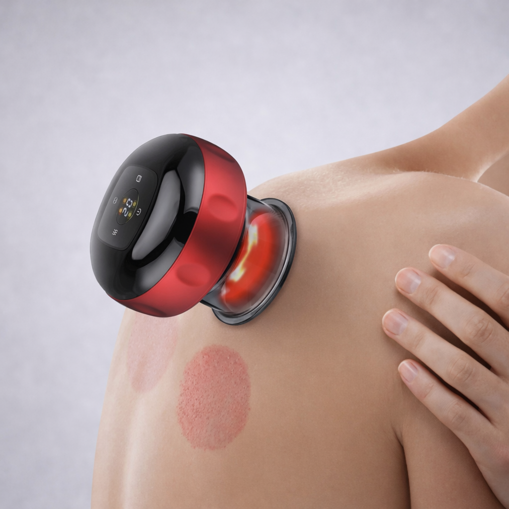 Electric Heated Cupping Massager - Smart Vacuum Therapy Device