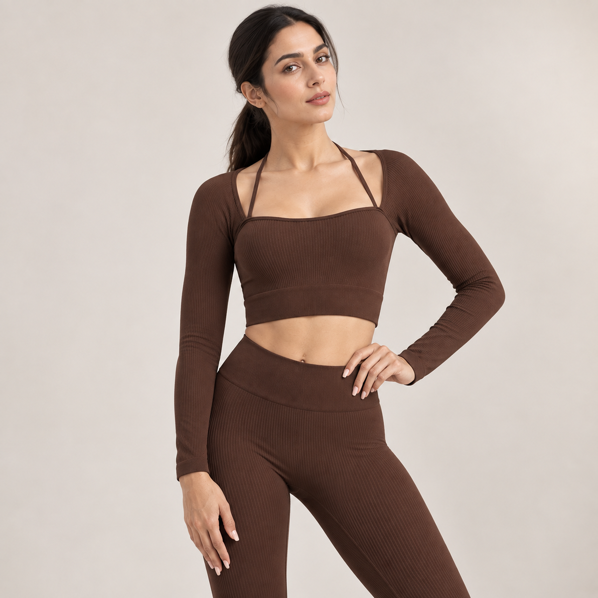 ElevateFlow Long-Sleeve Crop