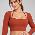 ElevateFlow Long-Sleeve Crop