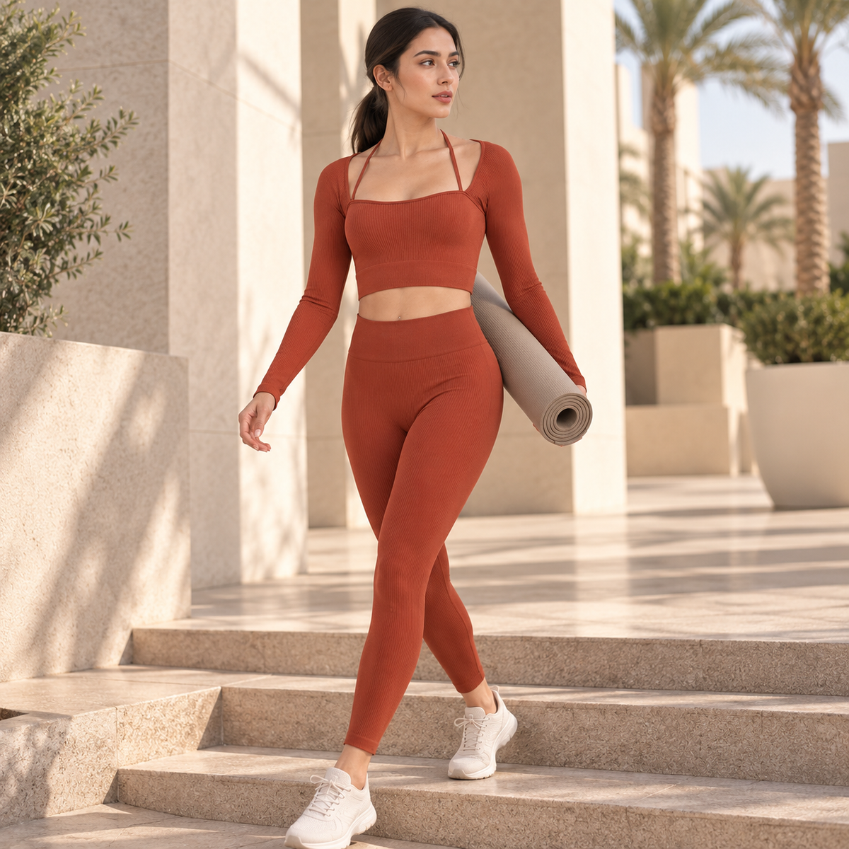ElevateFlow Long-Sleeve Crop