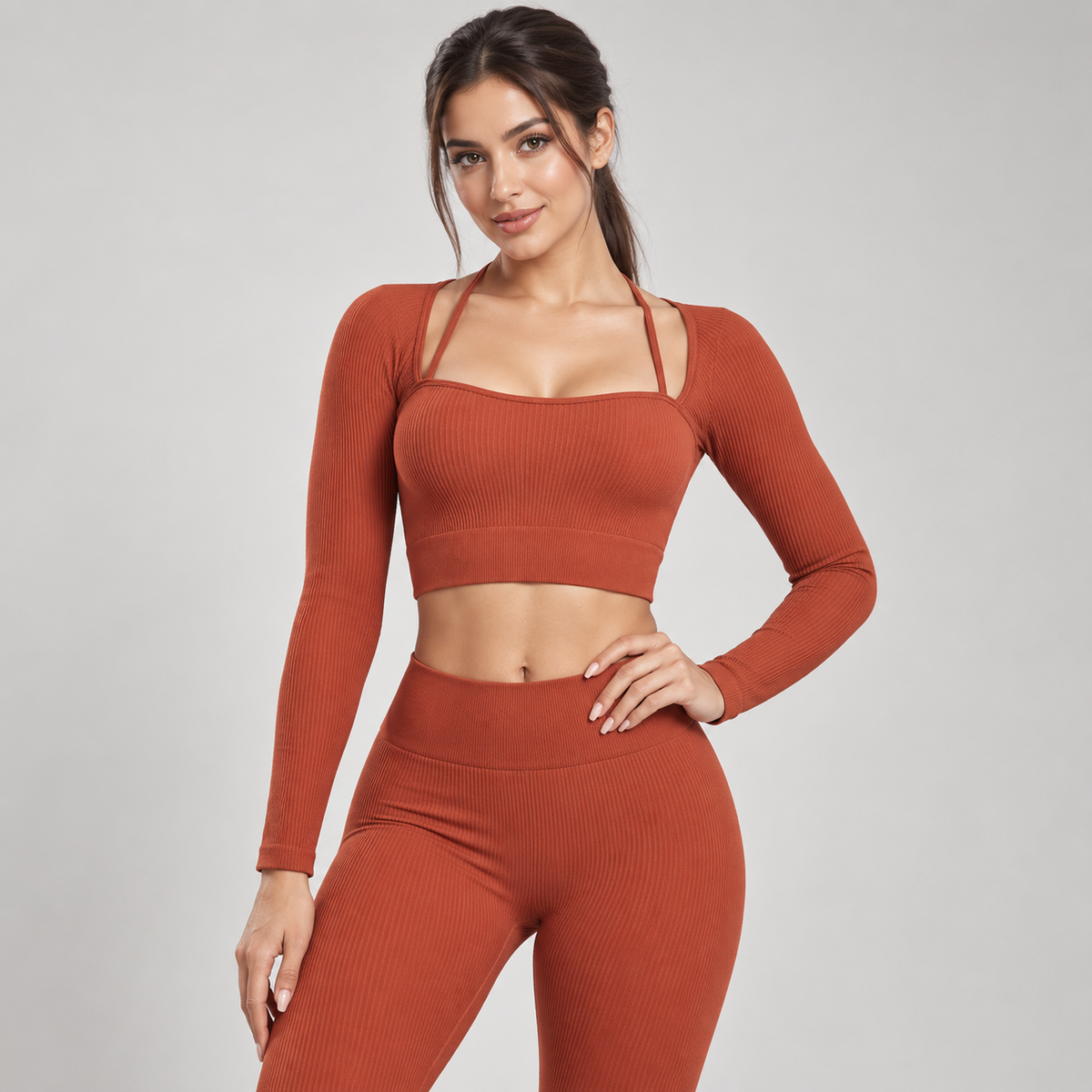 ElevateFlow Long-Sleeve Crop