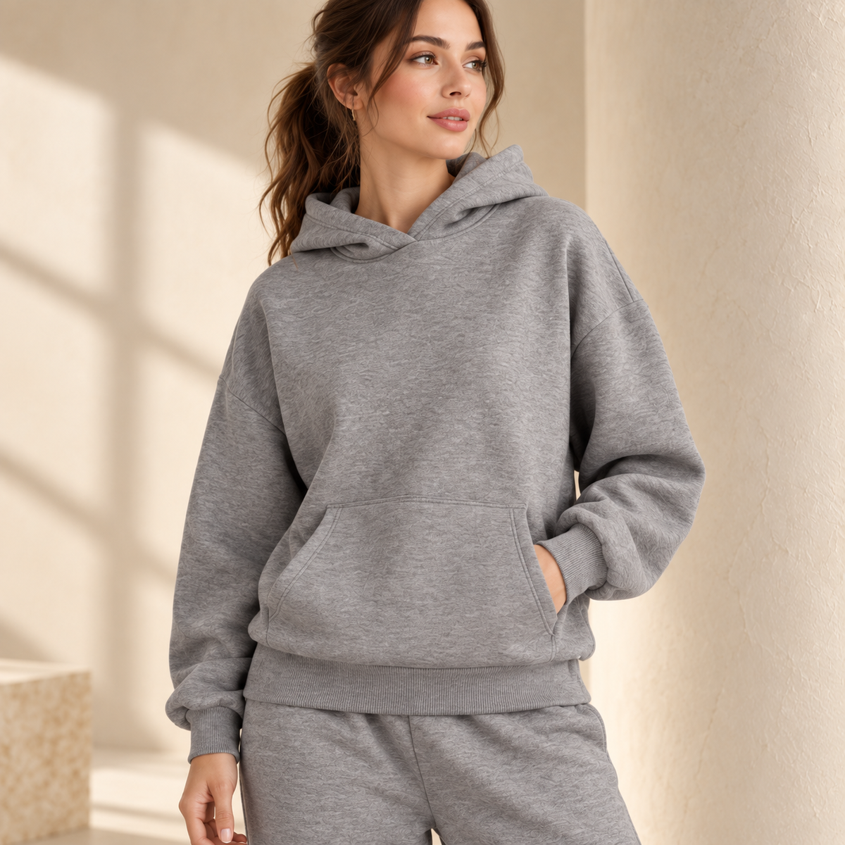 VigorFit Oversized Fleece Lounge Set