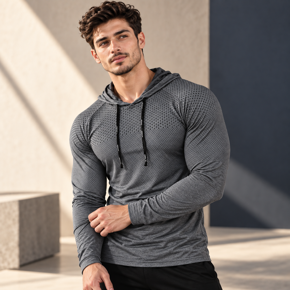 VigorFit Pro Mesh Training Hoodie