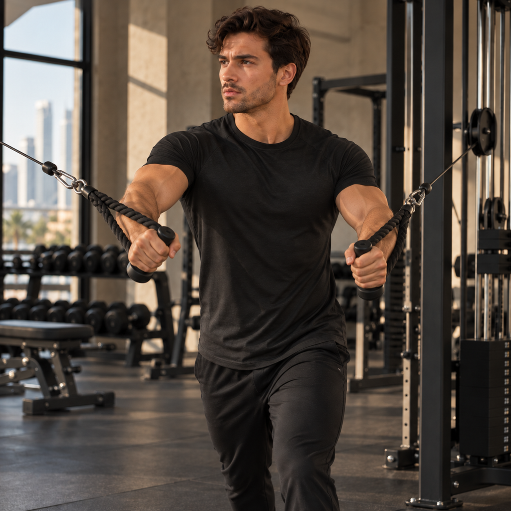 VigorFit Elite Slim Fit Gym Tee