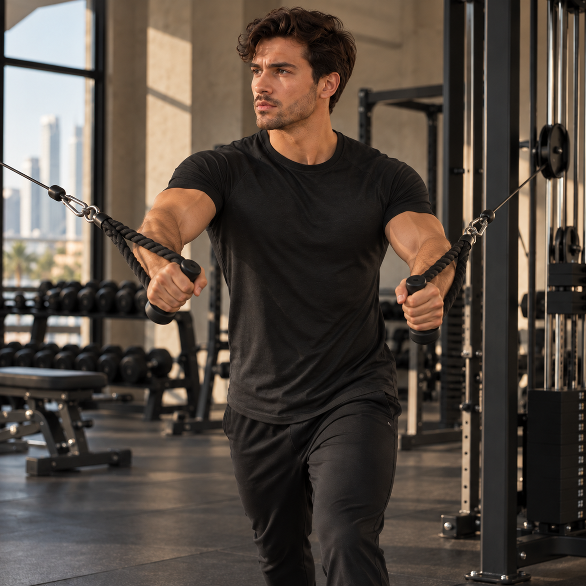 VigorFit Elite Slim Fit Gym Tee